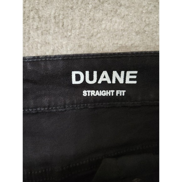DKNY Duane Jeans Mens 36x34 Black Stretch Straight Fit NEW - Picture 8 of 10